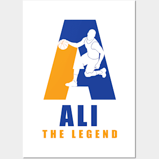 Ali Custom Player Basketball Your Name The Legend Posters and Art